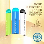 OVNSBAR Mesh Coil Aġġustabbli Airflow TPD 2ML Disposables Vape
