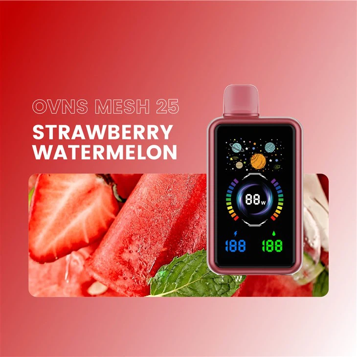 Ovns Mesh 25 Disposable Electronic Cigarette Full Display Screen Vapers Vaping E-Cig Ovns Mesh 25 Disposable Electronic Cigarette Full Display Screen Vapers Vaping E-Cig