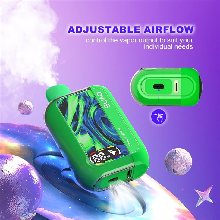 25000puffs Dual Display Adjustable Wattage Disposable Vape