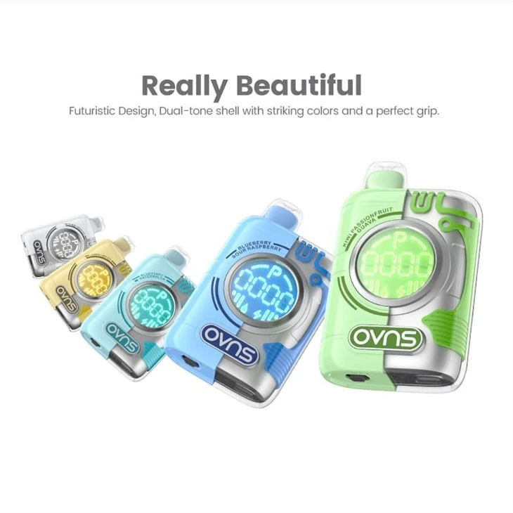 Real Puff Tracking Ovns Puff Geek Dual Mesh Coil 5.0%, 2.0% 0% E Cigarette Disposable Vape